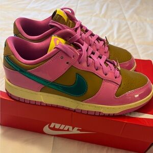 Nike Women's Dunk Low in Playful Pink! Parris Goebel Collab